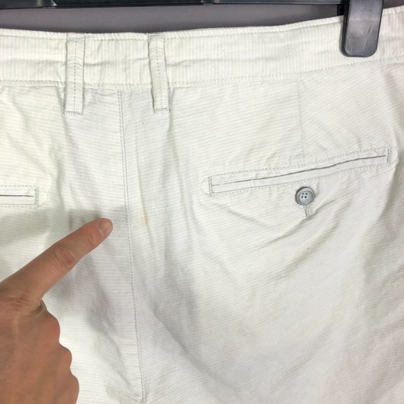 Rodd & Gunn Mens White Custom Fit Cotton Blend Shorts Size 40W - Picture 9 of 9